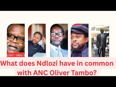 What does Ndlozi have in common with ANC leader Oliver Tambo?