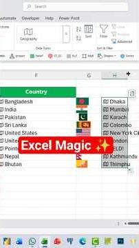 EXCEL এর ম্যাজিক একটি টুলের ব্যবহার! #excel #exceltips #shortsvideo #shorts