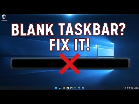 How To Fix Taskbar Icons Blank Windows 11 White Taskbar Icons