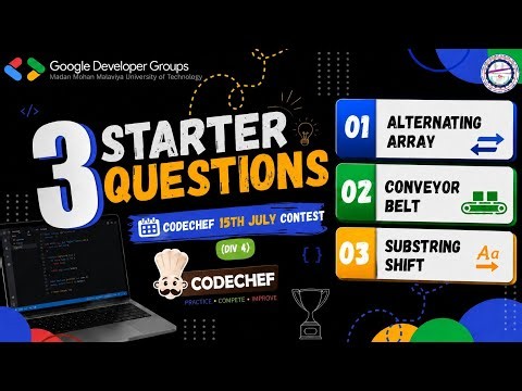 Codechef 15 july Contest:247 Questions Answers.