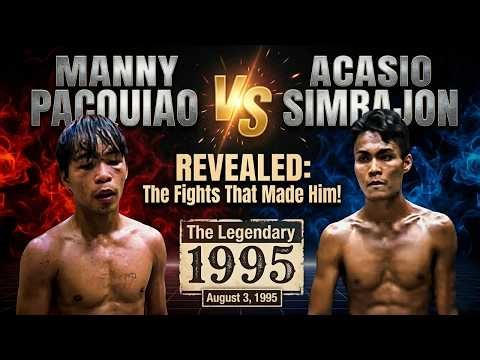 👊🇵🇭MANNY PACQUIAO VS. ACASIO SIMBAJON🇵🇭 | Full Fight | August 3, 1995 | 1080SDHD