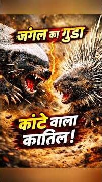 जंगल का गुंडा VS कांटों का राजा। 😱😱 #animalshorts #forest #animals #shorts #lion #tiger #wildlife