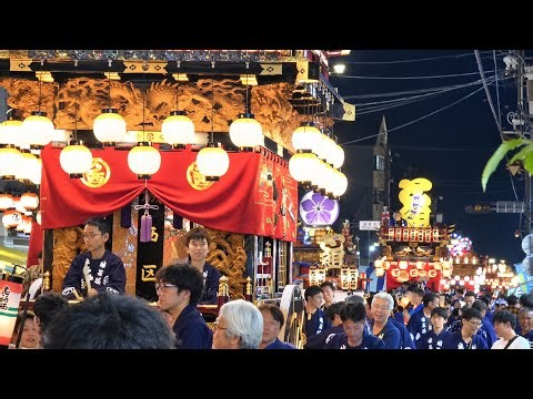 2026.10.10【掛川祭り 2026】夜 ２日目 屋台 掛川城下町周辺 曳き廻し・練りなど 静岡県掛川市