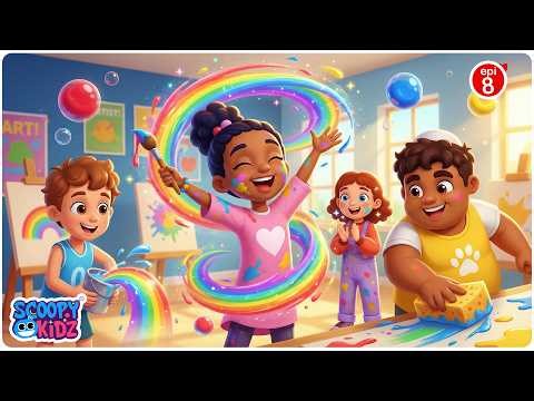 Paint Explosion 🎨💥 | Learn Colors for Kids | Fun Art & Learning Video | Scoopy Kidz