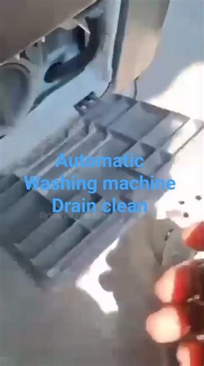 Automatic washing machine drain water cleaning work how to remove drain wastages