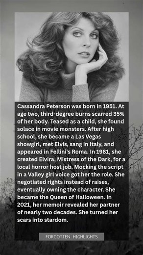 Cassandra Peterson: The Scared Girl Who Became Elvira, Queen of Halloween
