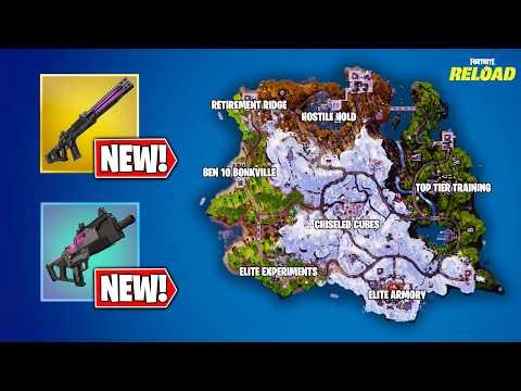 The NEW HUGE FORTNITE RELOAD Update! (New Map, Cube Rifle & MORE)