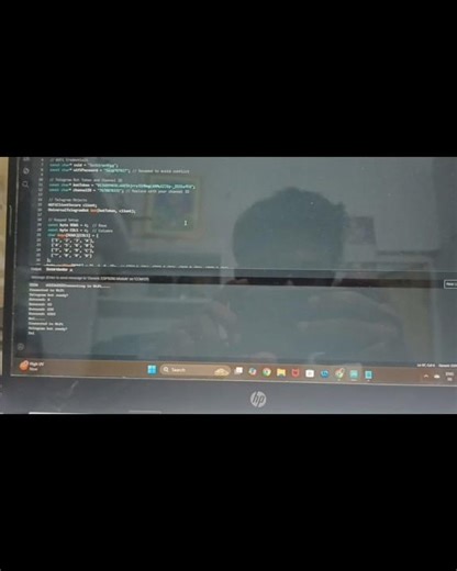 Automatic and manual Door Lock System using Telegram bot and Keypad matrix