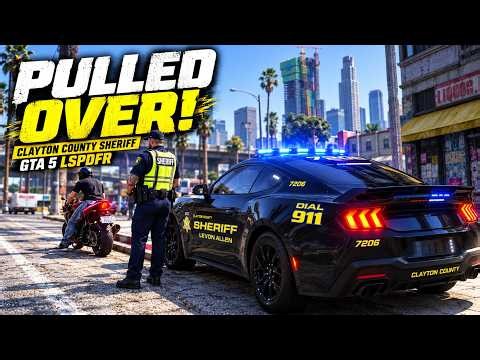 GTA 5 Mods LSPDFR | SHERIFF IN THE CITY! 🚔 Clayton County Thursday Patrol | 4K