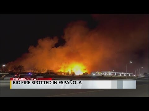 Fire in Española forces evacuations