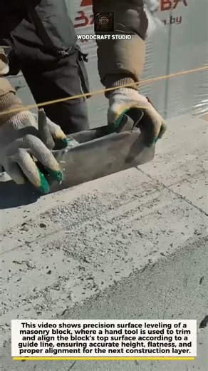 Perfect Block Leveling Tool in Action #Construction #Masonry #Shorts