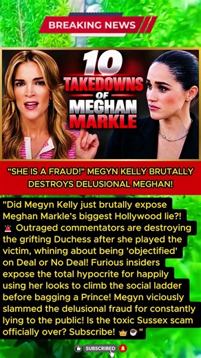 "SHE IS FRAUD!" MEGYN KELLY BRUTALLY DESTROYS DELUSIONAL MEGHAN!