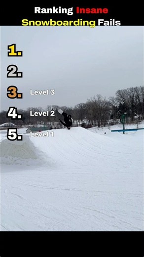 Ranking The Most Insane Snowboarding Fails 🏂😭