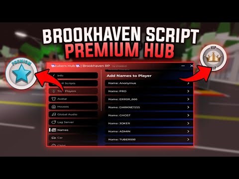 Brookhaven Script New Premium Hub Gamepass Unlock Tubers Hub No Key (Pastebin) | Shife