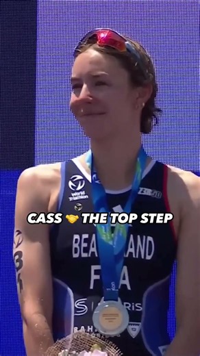 Cassandre collecting podiums 👑 #Triathlon #Olympics #shorts