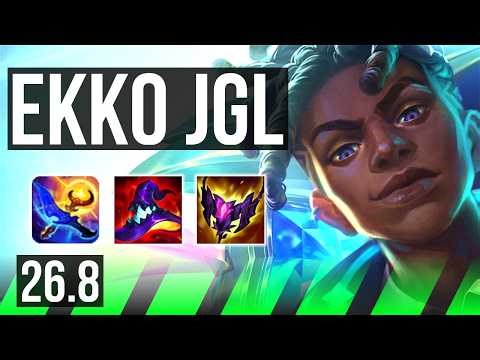 EKKO vs FIZZ (JGL) | 82K damage | EUW Master | 26.8