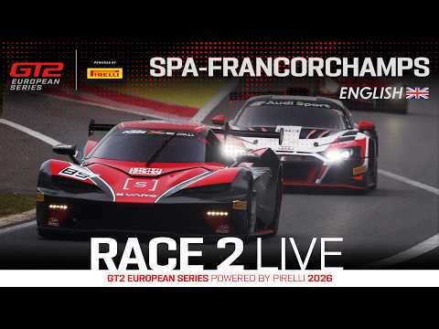 LIVE I Race 2 I Spa I GT2 European Series pwd by Pirelli (English)