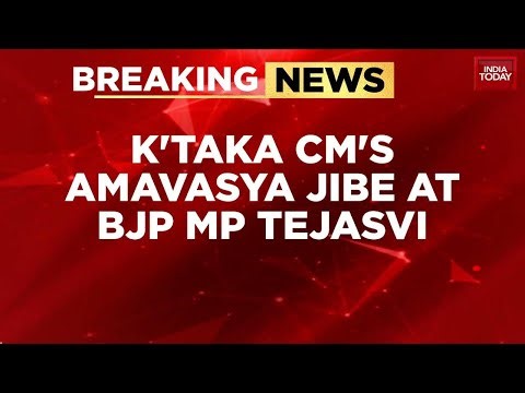 'Amavasya' Attack: K'taka CM Slams Tejasvi Surya Over Central Funds Row