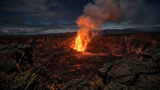 Kīlauea's 54 lava fountains provide insights into volcanic activity