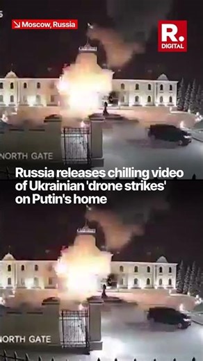 Russia Releases Video Showing Putin’s Residence 'Hit By Ukriane'