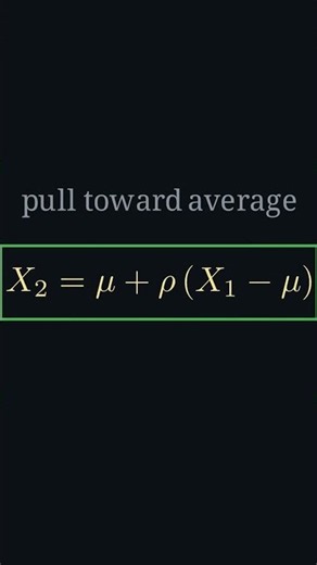 Why Regression to the Mean Actually Works – Simple Explanation #shorts