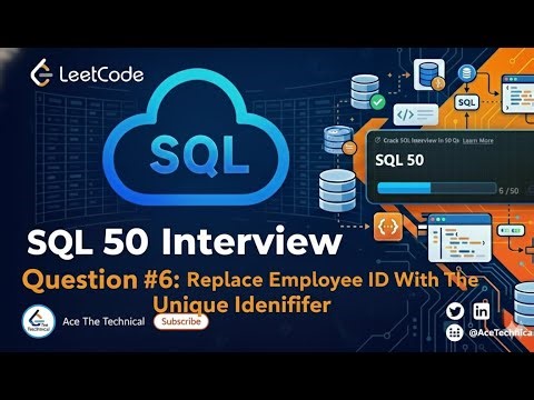 1378. Replace Employee ID With The Unique Identifier - SQL 50 Study Plan LeetCode