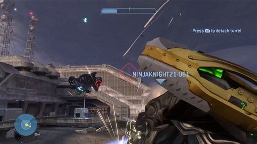 Halo 3 can you save the missile pod marine on the storm?