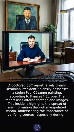 Fake BBC Report Spreads False Claim About Zelensky and Stolen Artwork