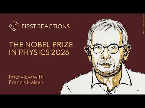 First reactions | Francis Halzen, Nobel Prize in Physics 2026 | telephone interview