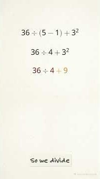 Master PEMDAS for the GED in 30 Seconds! 🧮 #MathHacks
