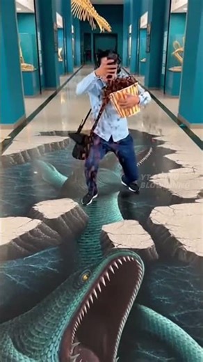 Your Instincts React Before You Realize It’s 3D Illusion Street Art