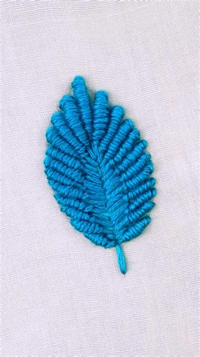 Stunning leaf design|very easy and very beautiful leaf hand embroidery