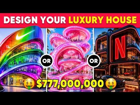 Would You Rather - Build Your Ultimate SUPERIOR Luxury Dream House 🚀🏡🌈🤑 Daily Quiz