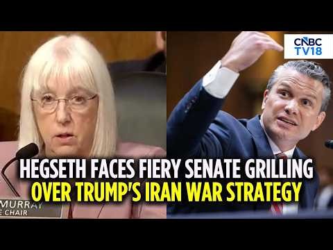 SENATORS TEAR INTO HEGSETH OVER IRAN WAR STRATEGY | Pentagon Chief Faces Fiery Senate Clash | N18G
