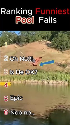 Ranking Funniest Pool Fails 😂🤣