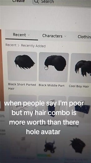 My Hair Combo is Worth More Than My Avatar