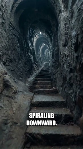 Miners Break Through Rock and Find Carved Staircase Going Down Forever