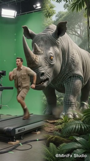 Jumanji VFX Behind the Scenes 🦏🌴 | How Giant Jungle Creatures Were Created! #VFX
