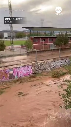 Torrential rain floods parts of Spain