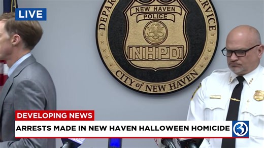 New Haven police announce arrests in the deadly Halloween shooting that killed one and wounded three. | WFSB - Channel 3 Eyewitness News