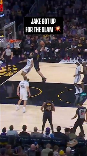 Jaxson was LOVING Jake's dunk 😤 #lakers
