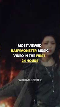 MOST VIEWED BABYMONSTER MV IN THE FIRST 24 HOURS #babymonster #kpop #deserve #viral #shorts #ahyeon