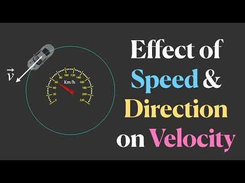 Effect of speed and direction on velocity | Laws of Motion | MH Class 9 | Science | Khan Academy