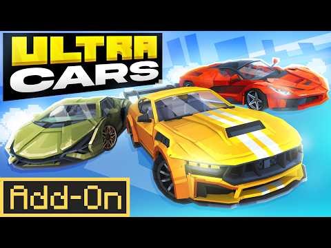 ULTRA CARS ADDON - 20 Epic Cars For Racing, Drifting and more! in Minecraft