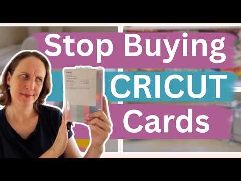 STOP Buying Cricut Card Packs! Make Your Own Card Bases & Inserts (Any Size, Any Style!)