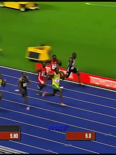 When Usain Bolt broke the world record 🤯😱