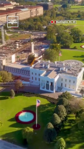 Aerial Video Shows White House Ballroom Construction