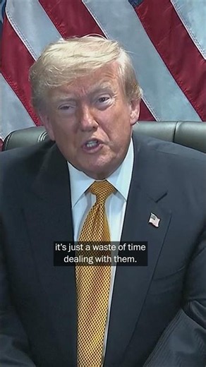 Trump says Iran ceasefire is over, says dealing with them is a 'waste of time'