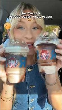New Wendy's Cookie Dough FrostyFusions!@Wendy's#wendysfrosty#frostyfusions#wendys#cookiedough