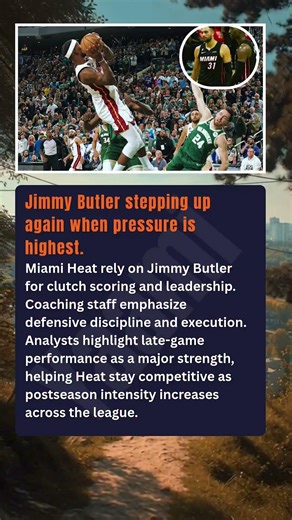 Jimmy Butler stepping up again when pressure is highest. #nba #sports #basketball